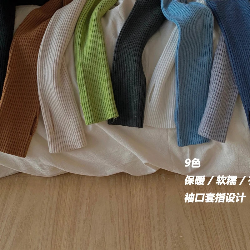 Soft Mock Neck Knit Top