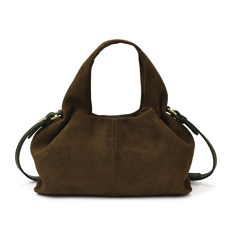 Dumpling Bag Retro Suede PU Leather Bag
