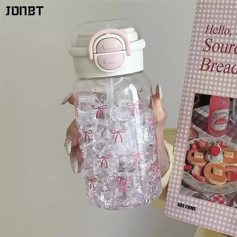 Bow Straw Bottle 🎀