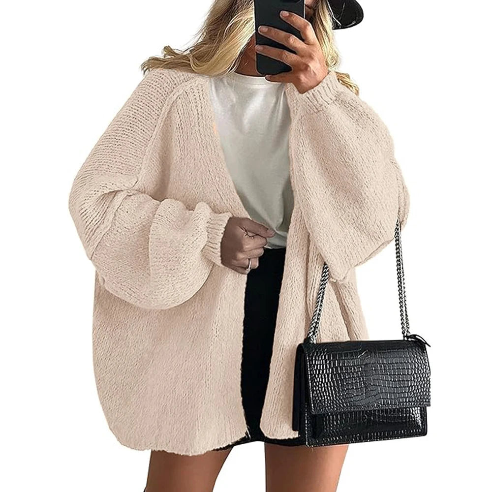 Cozy Oversized Knit Cardigan