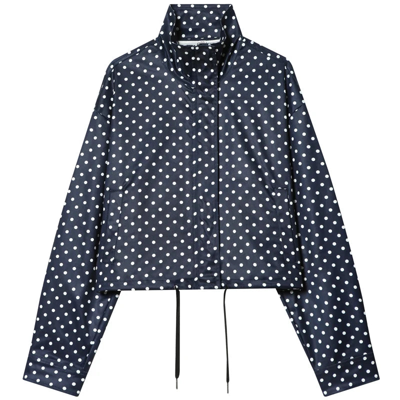 Polka Dot Bomber Jacket 🤍