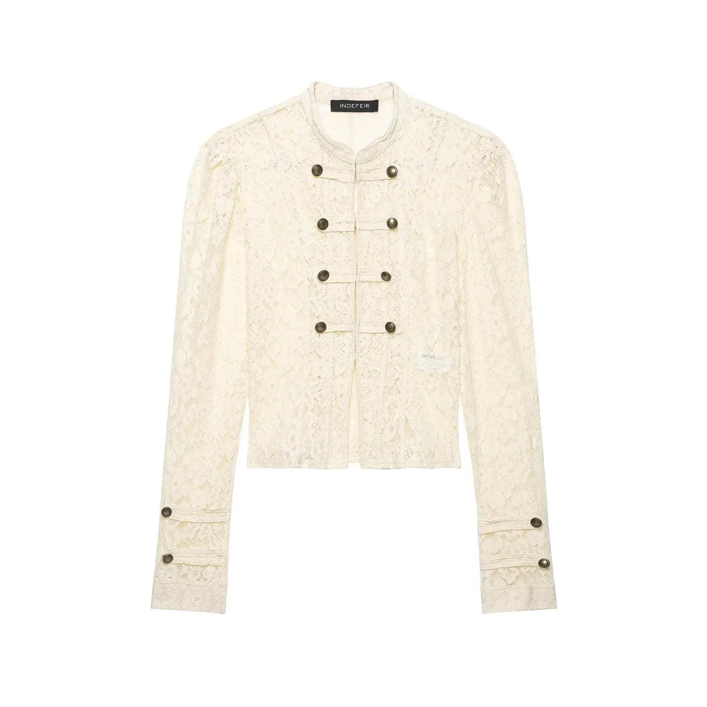 Cropped Military Coat