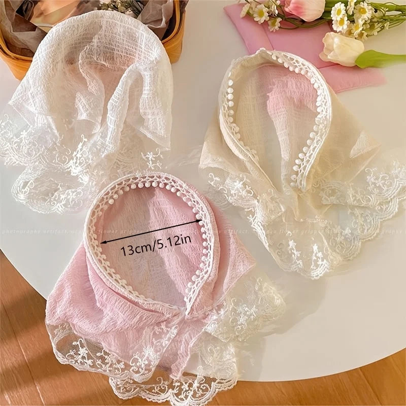 Romantic Lace Hair Scarf