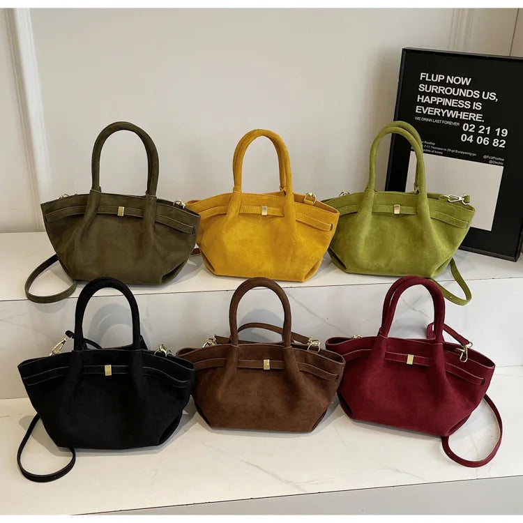 MSuede Style Tote Bag 🤎