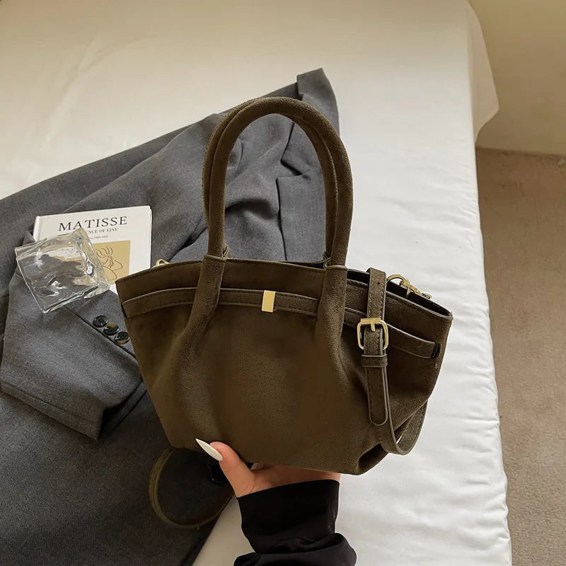 MSuede Style Tote Bag 🤎