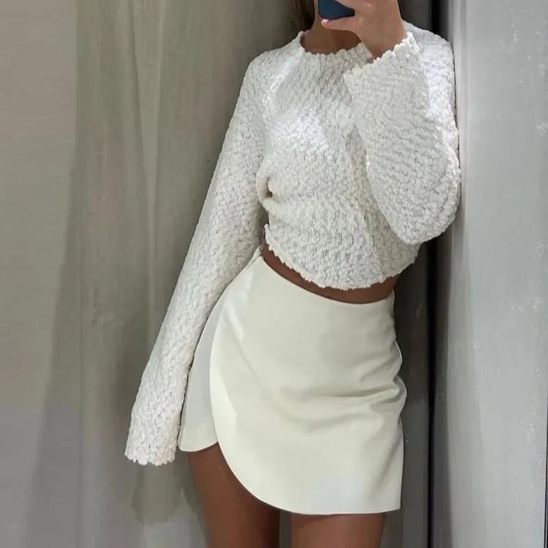Asymmetric Mini Skort 🤍