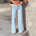 Distressed High Waist Jeans