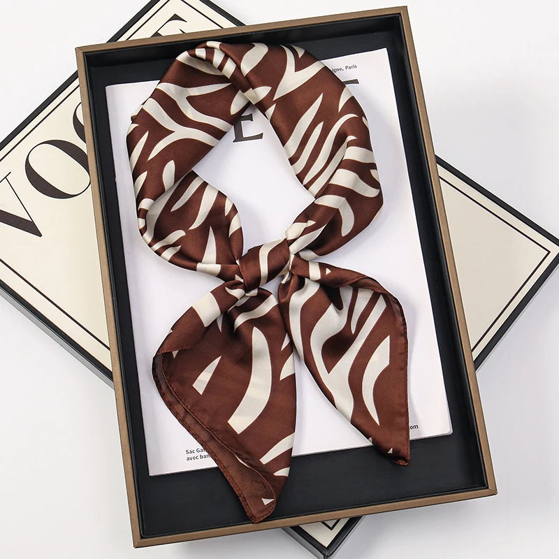 Retro Satin Scarf