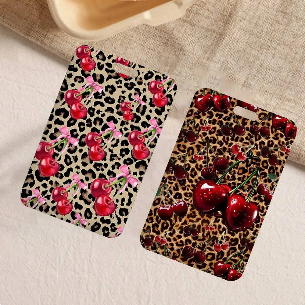 Trendiger Kartenhalter mit Schleifen- & Leo-Print 🎀