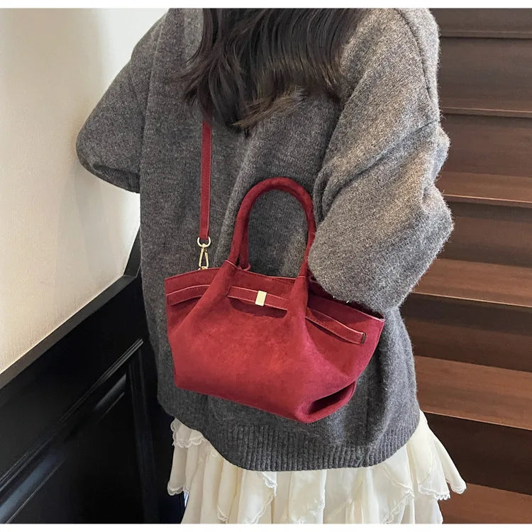 MSuede Style Tote Bag 🤎