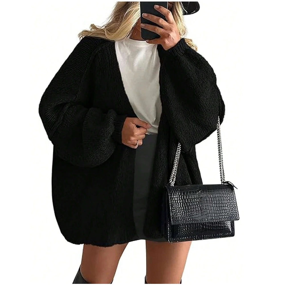 Cozy Oversized Knit Cardigan
