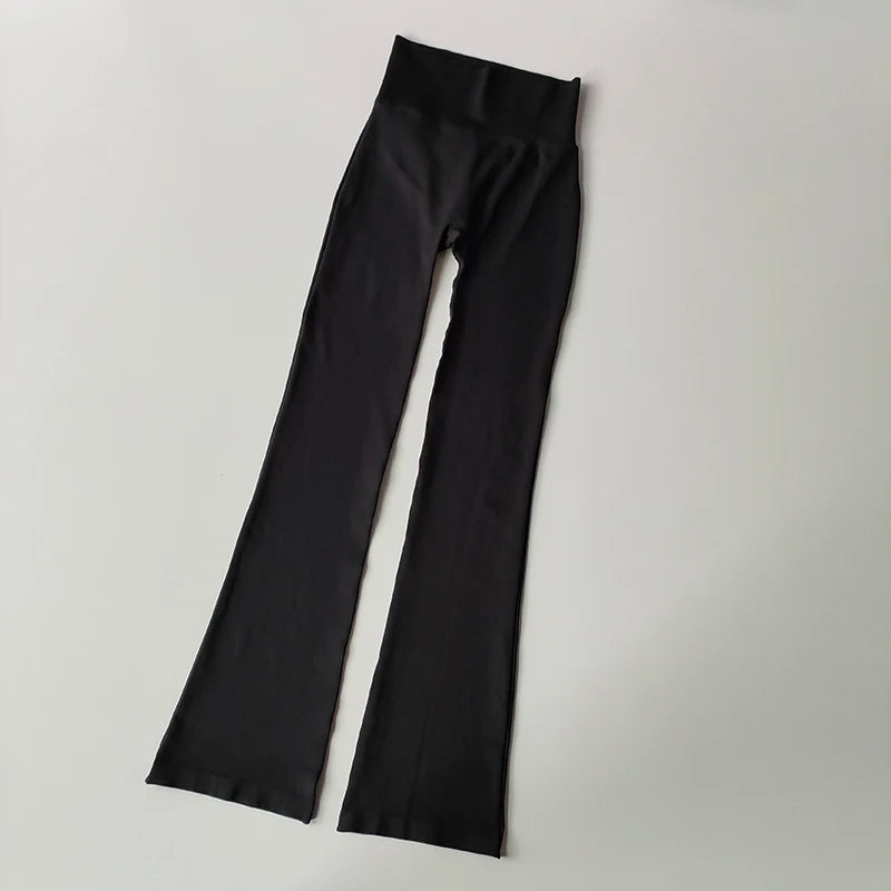 High Waist Flared Leggings 🤎