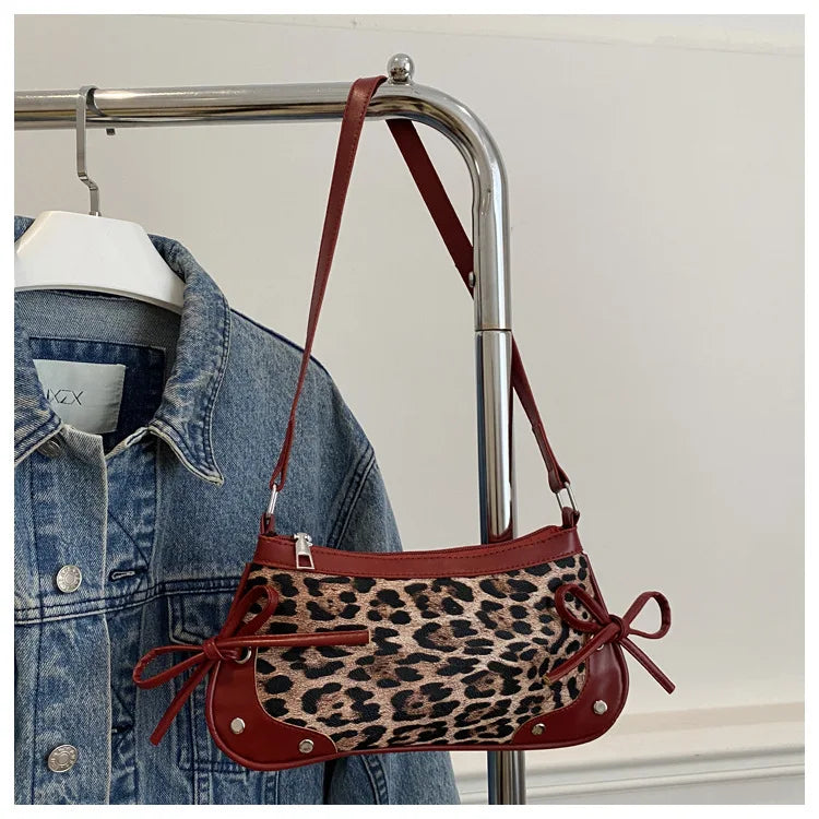 Retro Bow Shoulder Bag