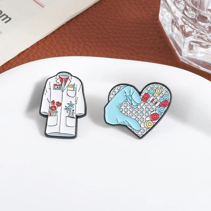 Medical Enamel Pin Set 🤍