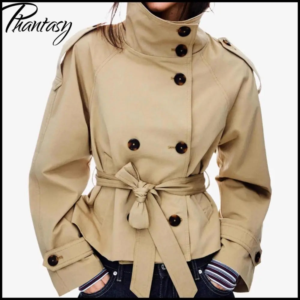 Cropped Trench Jacket 🤎