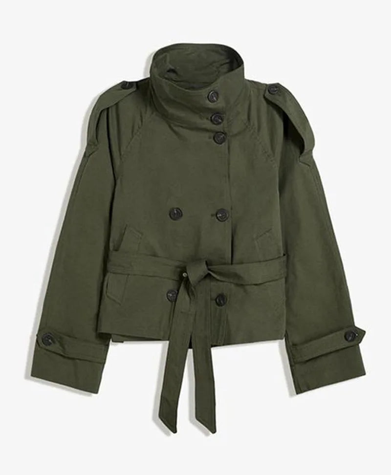 Cropped Trench Jacket 🤎