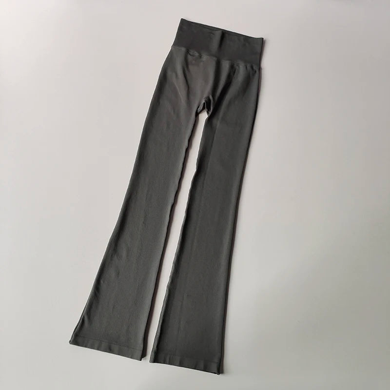 High Waist Flared Leggings 🤎