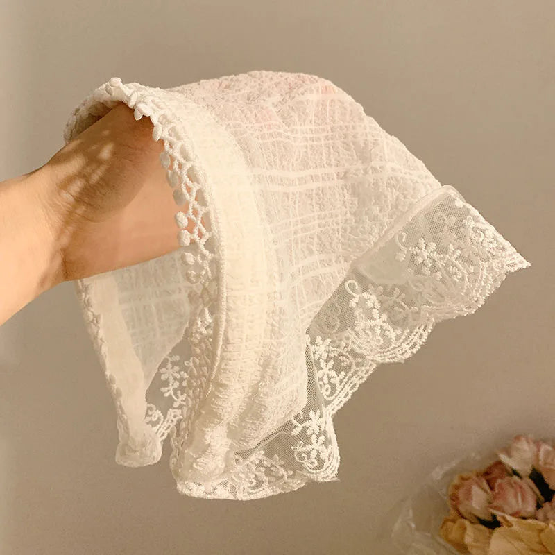 Romantic Lace Hair Scarf