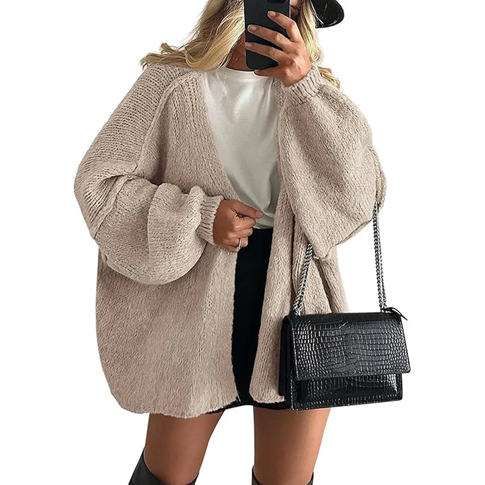 Cozy Oversized Knit Cardigan