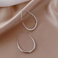 925 Sterling Silver Golden Hoop Earrings