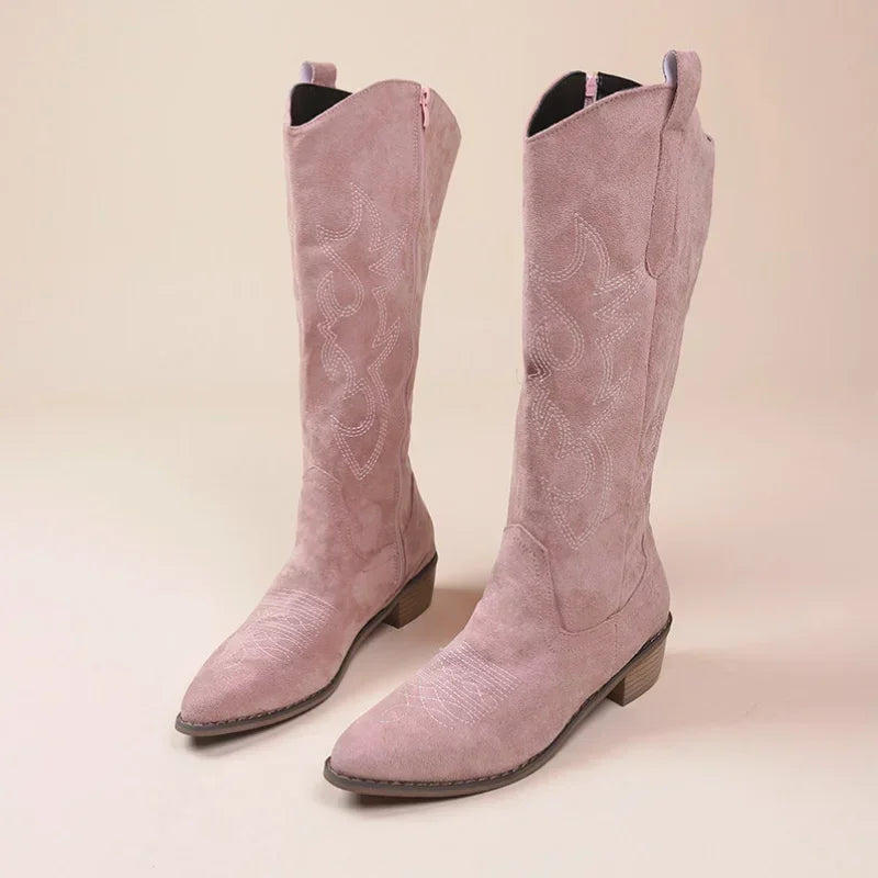 Western Knee High Boots 🤎