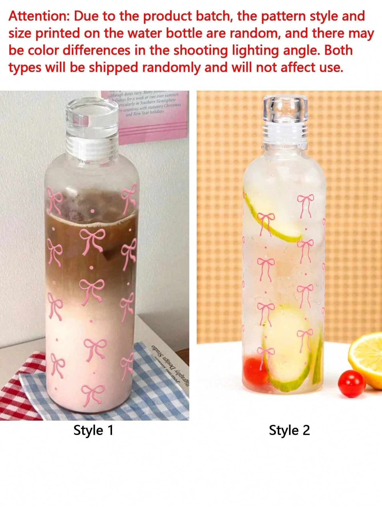 Bow Hydration Bottle 🎀