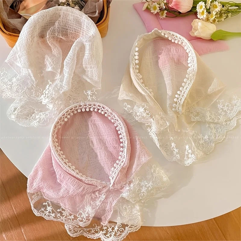 Romantic Lace Hair Scarf