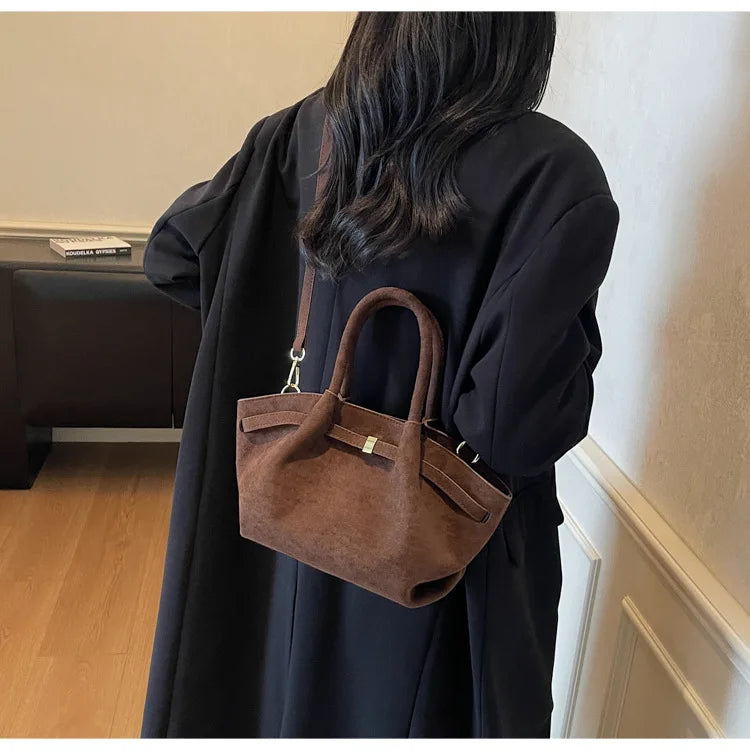 MSuede Style Tote Bag 🤎