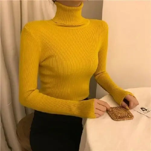 Soft Mock Neck Knit Top