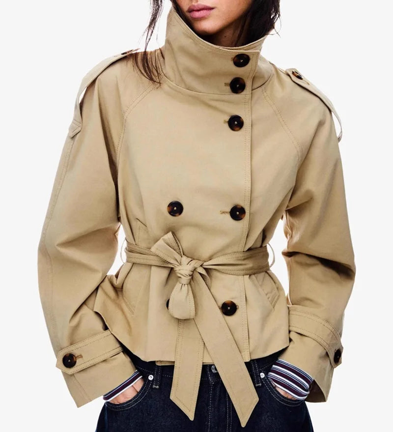 Cropped Trench Jacket 🤎