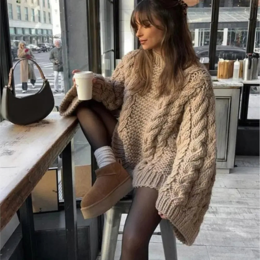Oversized Chunky Knit Sweater