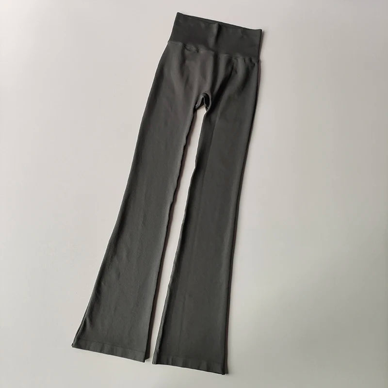 High Waist Flared Leggings 🤎