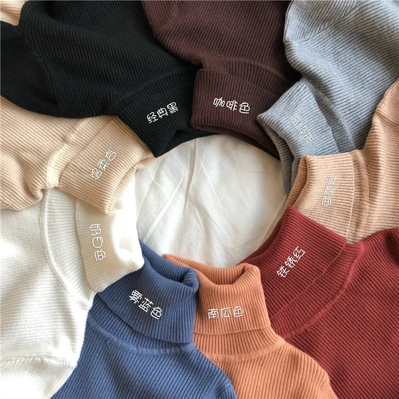 Soft Mock Neck Knit Top