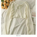 Lace-Up Knit Cardigan 🎀