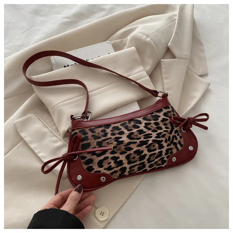 Retro Bow Shoulder Bag