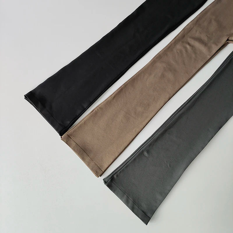 High Waist Flared Leggings 🤎