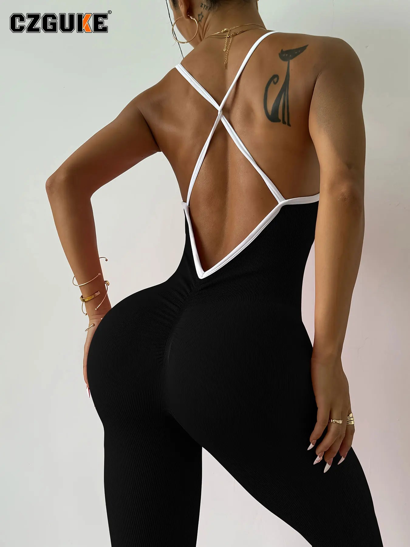 Ribbed Yoga Jumpsuit