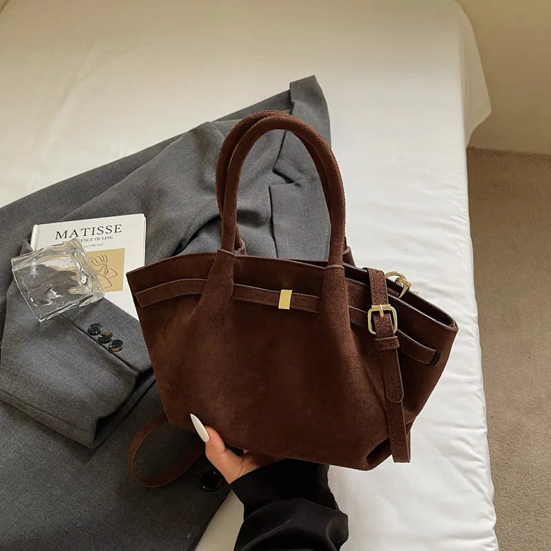 MSuede Style Tote Bag 🤎