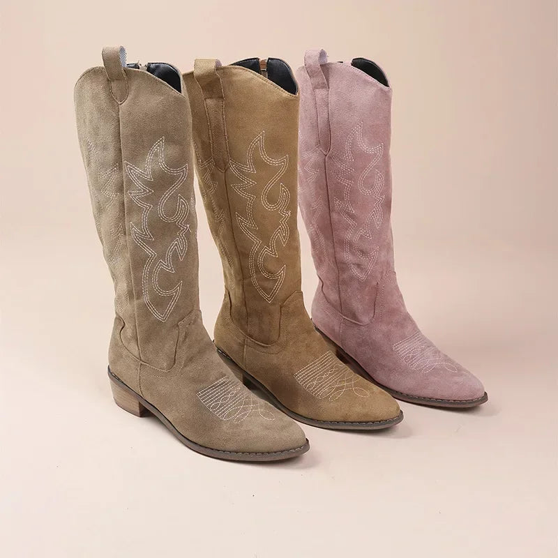 Western Knee High Boots 🤎