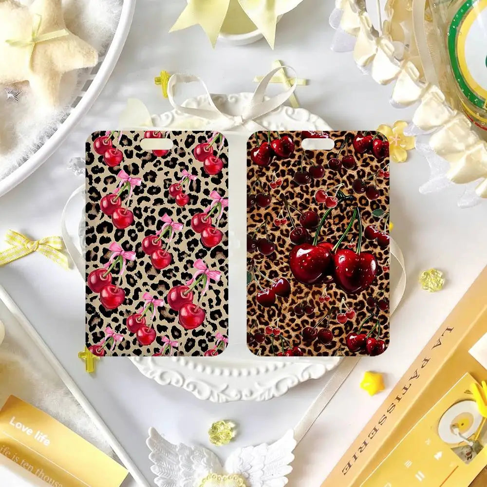 Trendiger Kartenhalter mit Schleifen- & Leo-Print 🎀
