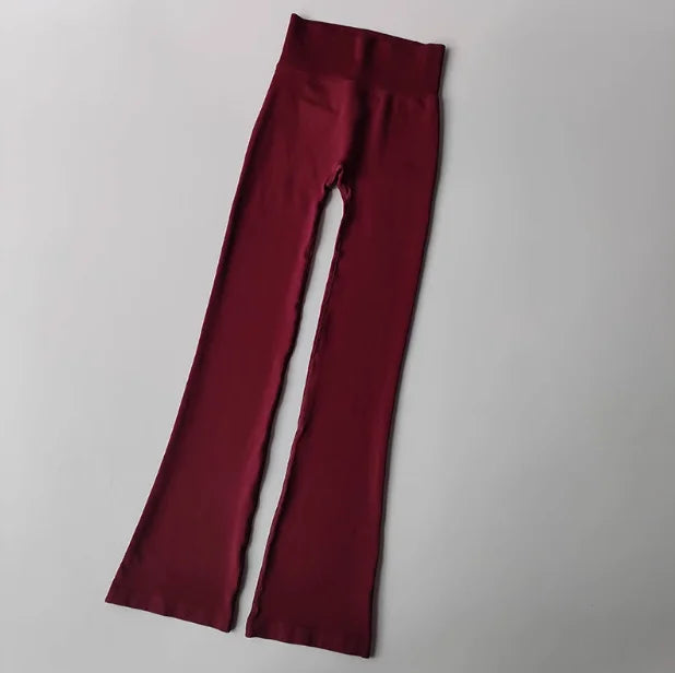 High Waist Flared Leggings 🤎
