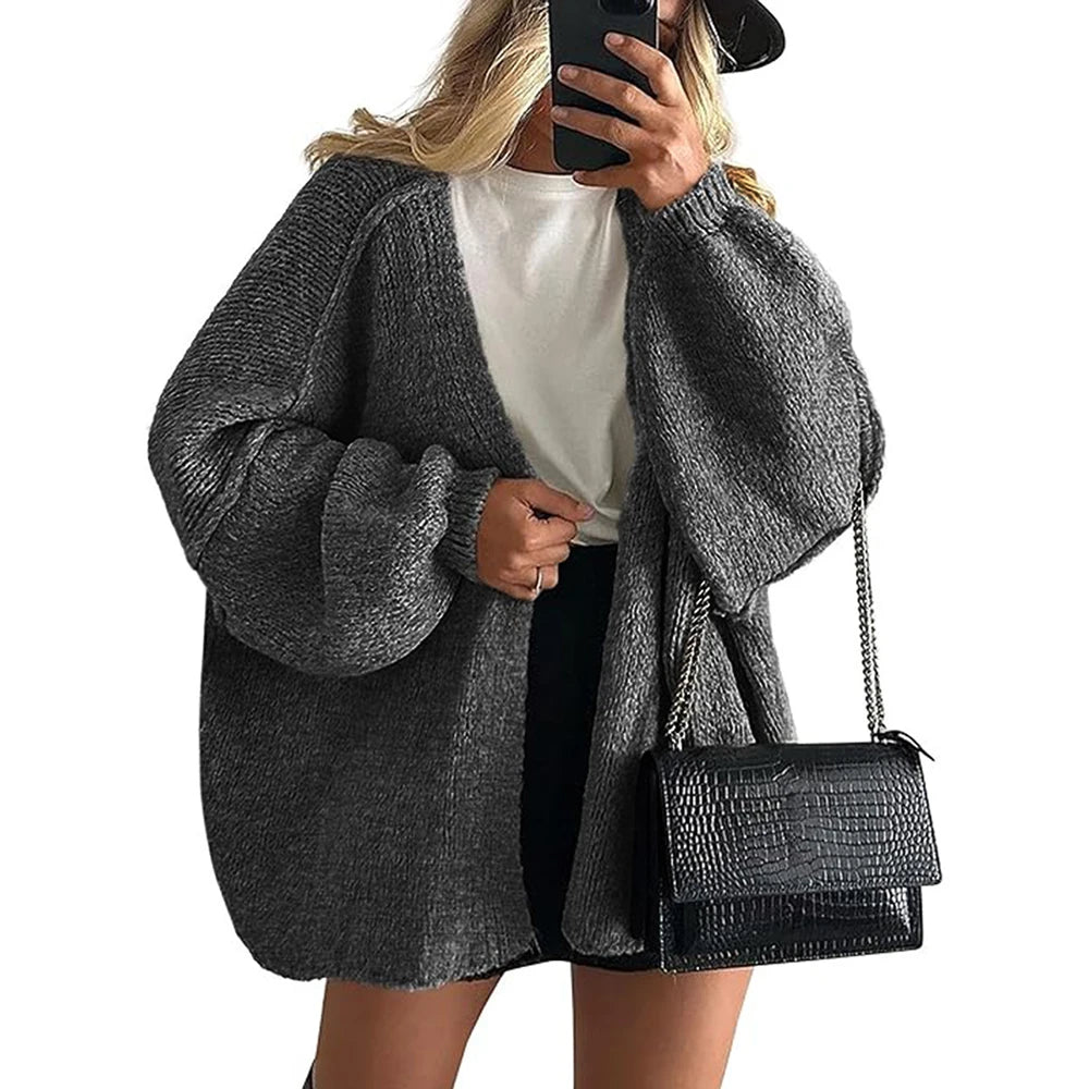 Cozy Oversized Knit Cardigan