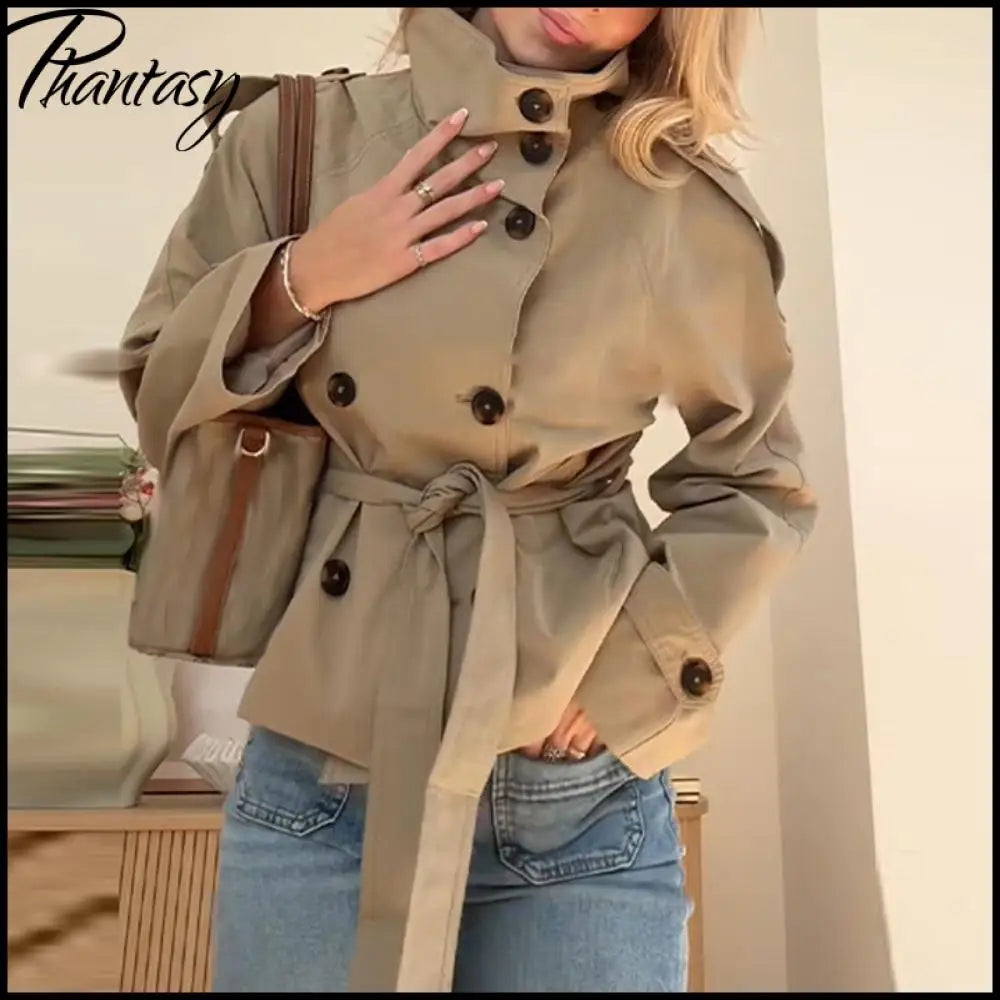 Cropped Trench Jacket 🤎