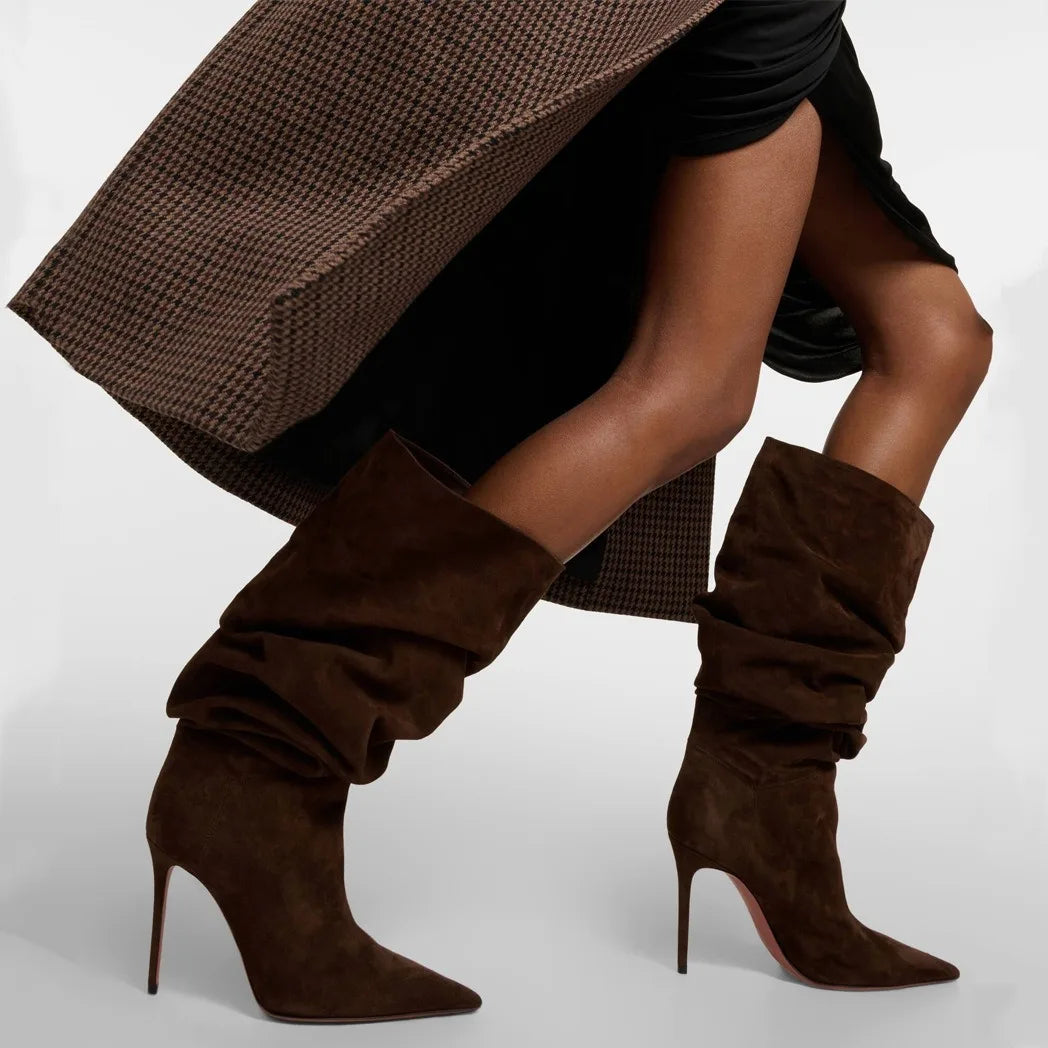 Slouchy Heeled Boots 🤎