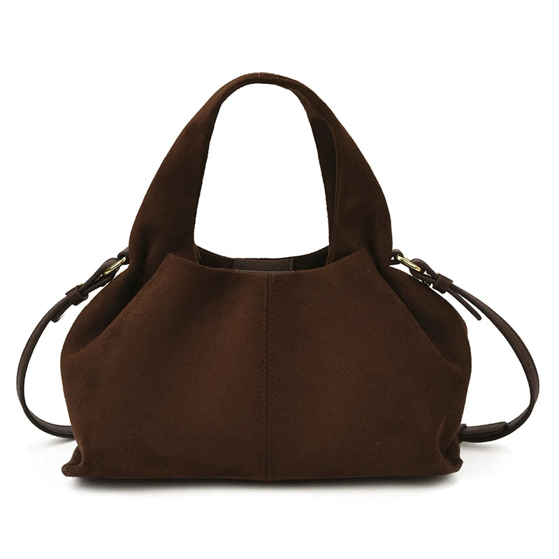 Dumpling Bag Retro Suede PU Leather Bag
