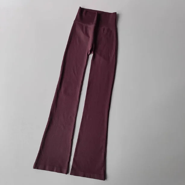 High Waist Flared Leggings 🤎