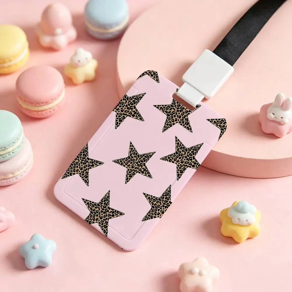 Trendiger Kartenhalter mit Schleifen- & Leo-Print 🎀