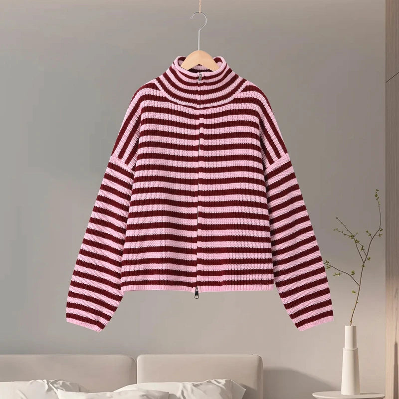 Zip Knit Cardigan