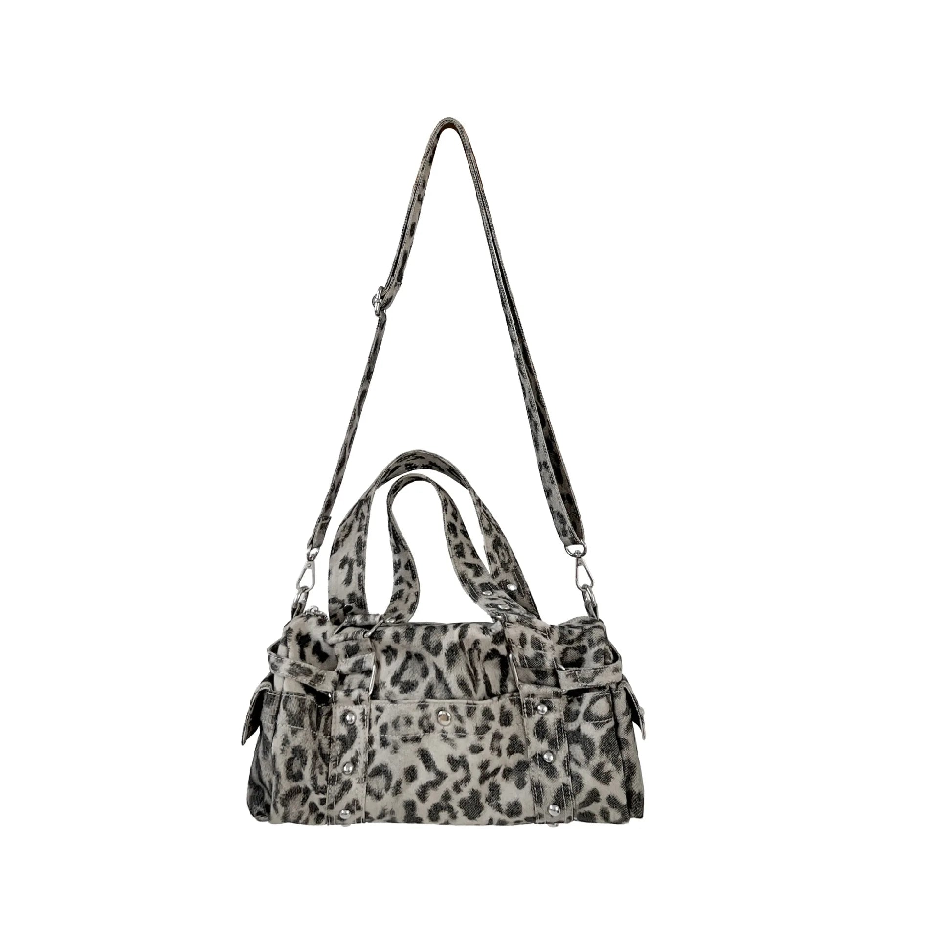 Vintage Leopard Boston Bag 🤎