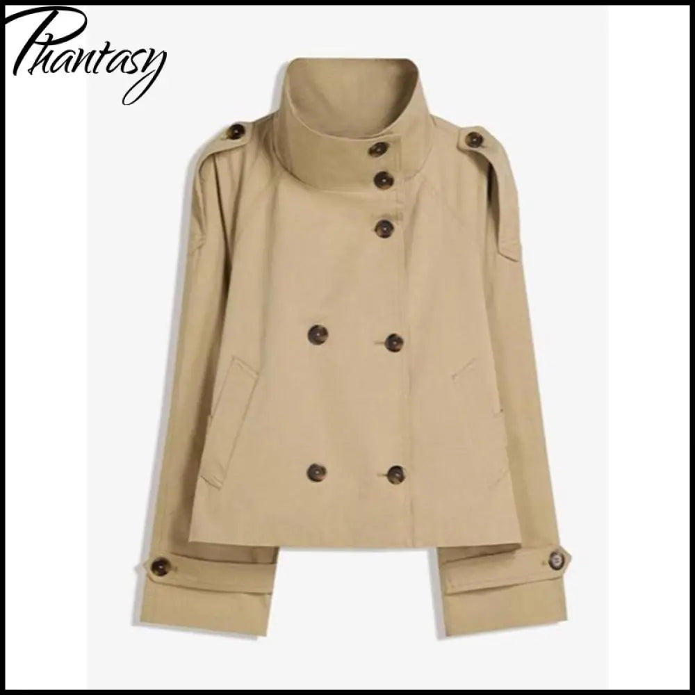 Cropped Trench Jacket 🤎